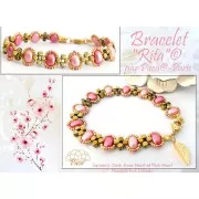 Cuentas de vidrio Samos® by Puca® 7x5 mm - Coral Perla x10g