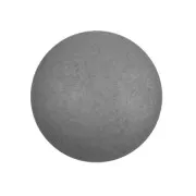 Cabujón redondo de vidrio de Puca® 18 mm - Titanium x1