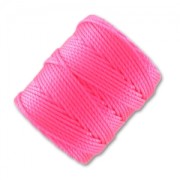 Hilo C-Lon Tex 400 Bead Cord 0,90 mm Neon Pink x 35 m