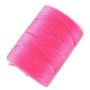 Hilo C-Lon Beading Cord 0,50 mm Neon Pink x84m|raw }}