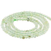 Cuenta redonda 2 mm gema - Prehnite x40cm