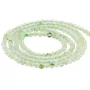 Perles rondes 2 mm pierre gemme - Prehnite x40cm