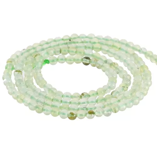 Cuenta redonda 2 mm gema - Prehnite x40cm