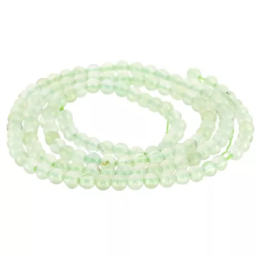 Cuenta redonda 3 mm gema - Prehnite x39cm