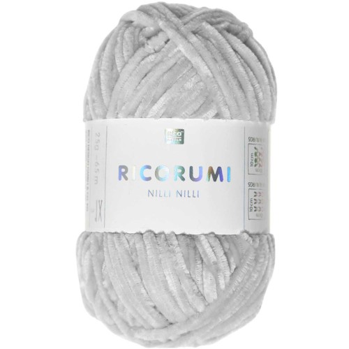 Ovillo Ricorumi Nilli Nilli de Rico Design para Amigurumi - Plata 025 x25g
