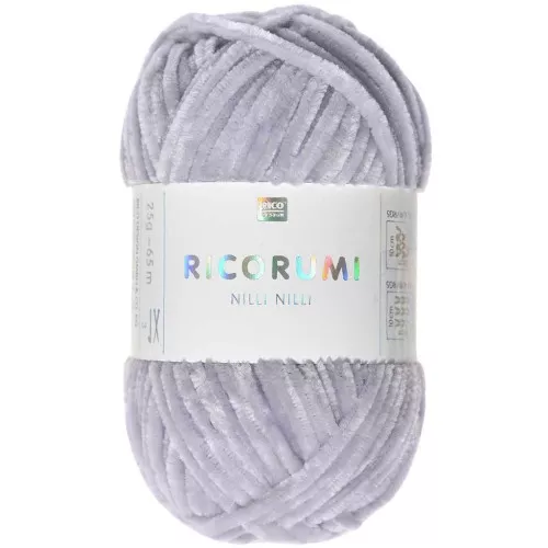 Ovillo Ricorumi Nilli Nilli bola de Rico Design para Amigurumi Lila claro 011 x25g