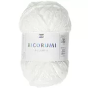 Blanco - Ovillo Ricorumi Nilli Nilli de Rico Design para Amigurumi - Blanco 001 x25g Ovillo Ricorumi Nilli Nilli de Rico Design para Amigurumi - Blanco 001 x25g
