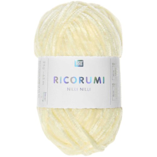 Ovillo Ricorumi Nilli Nilli de Rico Design para Amigurumi - Amarillo 003 x25g