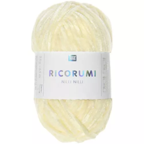 Ovillo Ricorumi Nilli Nilli de Rico Design para Amigurumi - Amarillo 003 x25g