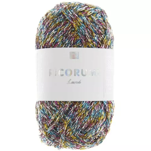 Lana Lamé Ricorumi de Rico Design para Amigurumi - Multicolor 004 x10g