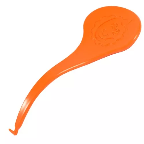 Gancho de plástico para pulsera 93x38 mm - Made in France - Naranja x1
