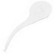 Blanco - Gancho de plástico para pulsera 93x38 mm - Made in France - Blanco x1 Gancho de plástico para pulsera 93x38 mm - Made in France - Blanco x1