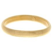 Pulsera brazalete de 68 mm - 10 mm de ancho - Acero inoxidable 304L Dorado x1