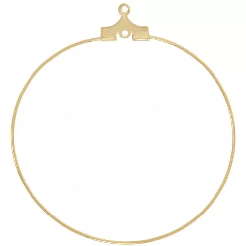 Criollas 40 mm Dorado con oro fino x2