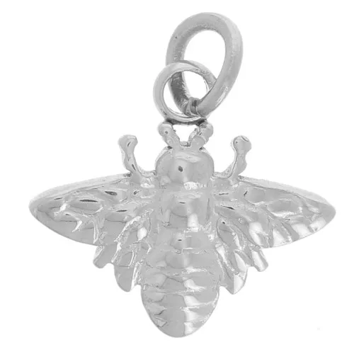 Colgante abeja 10x11 mm - acero inoxidable 316L x1