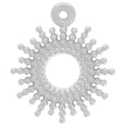 Colgante sol con bolitas 15 mm - Acero inoxidable 304L x1