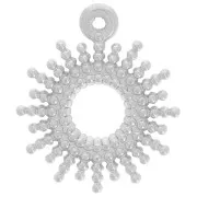 Colgante sol con bolitas 15 mm - Acero inoxidable 304L x1