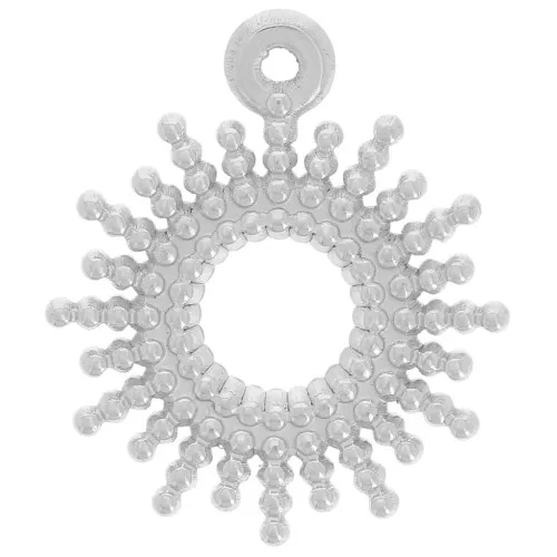 Colgante sol con bolitas 15 mm - Acero inoxidable 304L x1