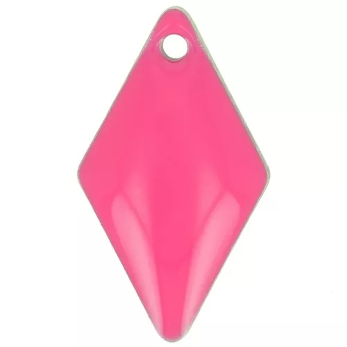 Strass de metal y resina epoxi 16x9 mm - Rosa fluorescente x8
