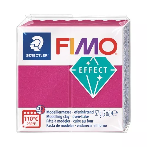 Pasta Efecto Fimo 57gr - Burdeos Metalizado (n°021)