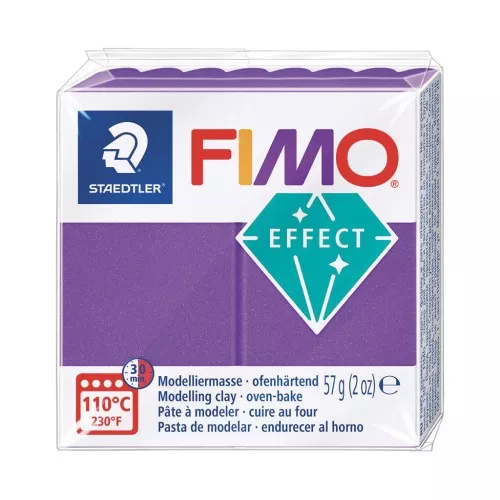 Pasta Efecto Fimo 57gr - Lila Metalizado (n°061)