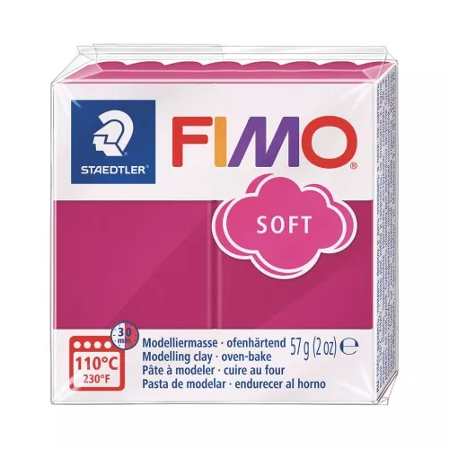 Fimo Soft 57gr - Frutos rojos escarchados (n°T23)