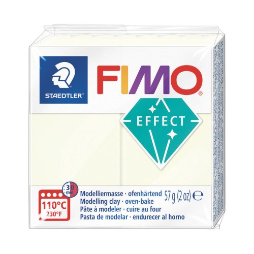Fimo Effect arcilla 57gr - Efecto neón translúcido (n°041)
