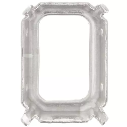 Engaste Rectangular 4610 et 4627 18x13 mm plateado