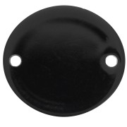 Separador ovalado de acetato opaco 22x20 mm - Negro x1|raw }}