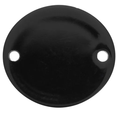 Separador ovalado de acetato opaco 22x20 mm - Negro x1
