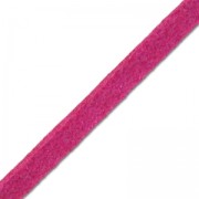 Cordón de Antelina 3x1.3 mm Rosa con lentejuelas x 2.8 m