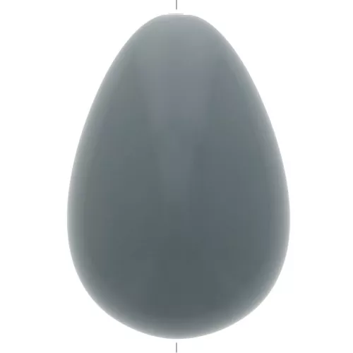 Cuenta de resina opaca pera 31x22 mm - Celadon x1