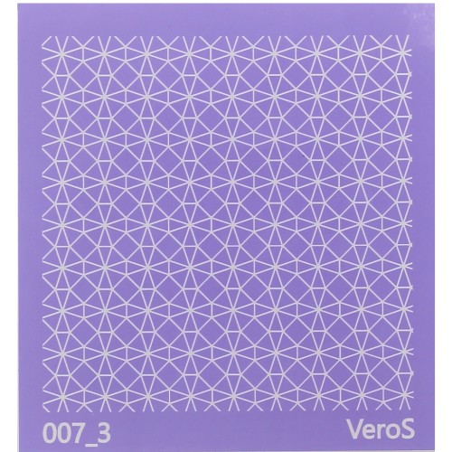 Serigrafía VeroS para arcilla polimérica 90x90 mm - Motivo teselas n°007_3 x1