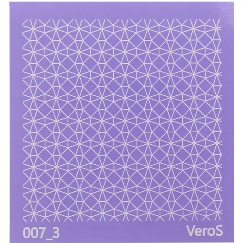 Serigrafía VeroS para arcilla polimérica 90x90 mm - Motivo teselas n°007_3 x1