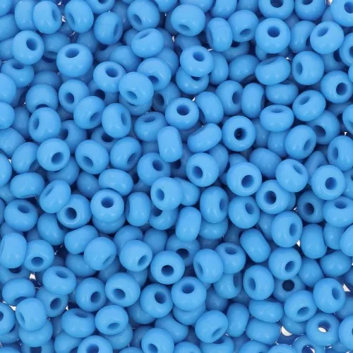 Preciosa Cuentas de rocalla 9/0 2,5 mm - Azul opaco x20g