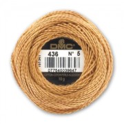 Algodón perlé DMC  n°5 Light Brown (436) x45m|raw }}