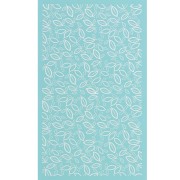 Serigrafía para arcilla polimérica 80x140 mm - Diseño de hojas x1