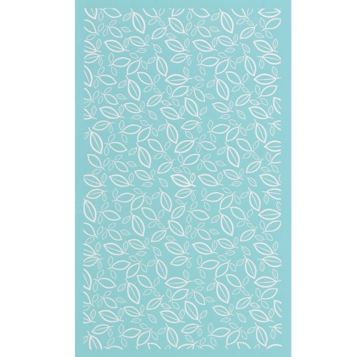 Serigrafía para arcilla polimérica 80x140 mm - Diseño de hojas x1