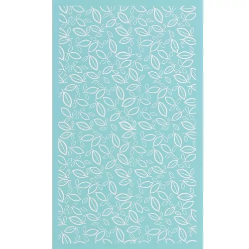 Serigrafía para arcilla polimérica 80x140 mm - Diseño de hojas x1
