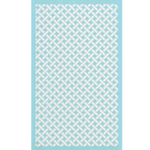 Serigrafía para arcilla polimérica 80x140 mm - Tejido de mimbre x1