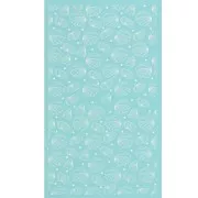 Serigrafía para arcilla polimérica 80x140 mm - Dibujo de conchas 1 x1