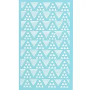 Serigrafía para arcilla polimérica 80x140 mm - Triángulos x1