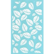 Serigrafía para arcilla polimérica 80x140 mm - Diseño de hojas 1 x1