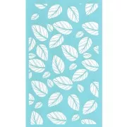 Serigrafía para arcilla polimérica 80x140 mm - Diseño de hojas 1 x1