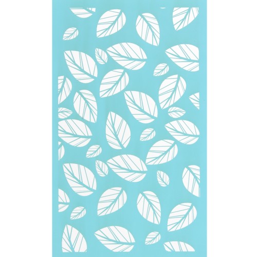 Serigrafía para arcilla polimérica 80x140 mm - Diseño de hojas 1 x1