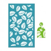 Serigrafía para arcilla polimérica 80x140 mm - Diseño de hojas 1 x1