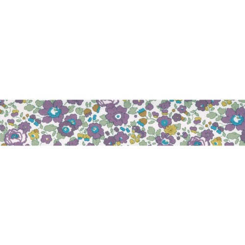 Cinta cortada al bies Liberty Betsy Granit x1m