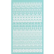 Serigrafía para arcilla polimérica 80x140 mm - Motivo étnico 1 x1