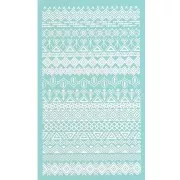 Serigrafía para arcilla polimérica 80x140 mm - Motivo étnico 1 x1