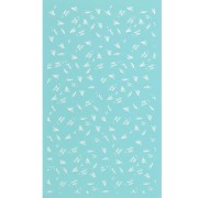 Serigrafía para arcilla polimérica 80x140 mm - Patrón de plumas pequeñas x1|raw }}